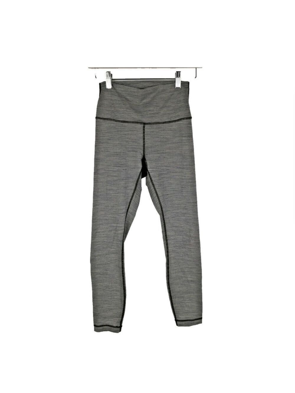 Lululemon Wunder Under Hi-Rise Tight Women Active Wear Size 4 Olive Green